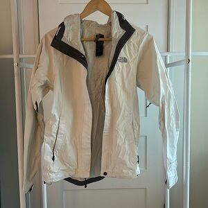 The North Face White Rain Jacket